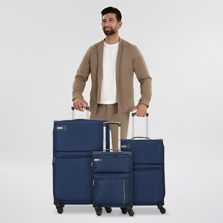 Produktbild D&N Travel Line 6704 4-Rollen Kofferset 3tlg. (208 l, XL (ab 115l))