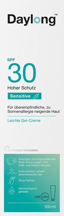 Image du produit Daylong Gel-crème sensible (Gel solaire, SPF 30, 100 ml, 131 g)