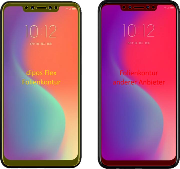 Produktbild Dipos Displayschutzfolie Full-Cover 3D (3 Stück, Lenovo S5 Pro)