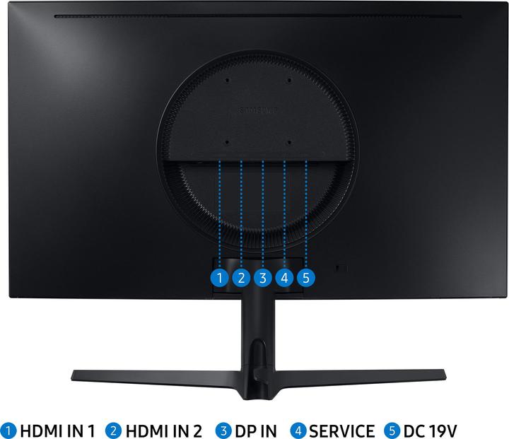 Actual product image Samsung LC27RG50FQRXEN (1920 x 1080 pixels, 27")