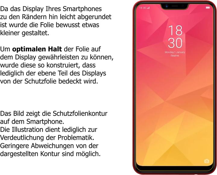 Produktbild Dipos Displayschutzfolie Antireflex (2 Stück, Realme 2)