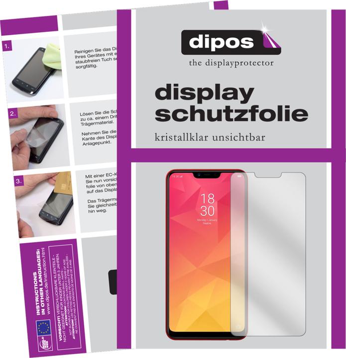Produktbild Dipos Displayschutzfolie Crystalclear (1 Stück, Realme 2)