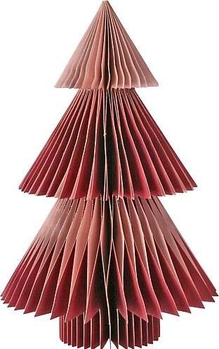 Söllner Floristik Paper tree bordeaux and dusky pink 30 cm