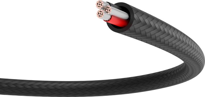 Actual product image Vention Braided 3.5mm Audio Extender 1.5m VAB-B06-B150-M Black (1.50 m)