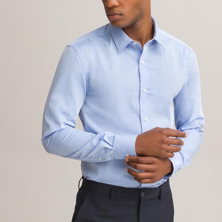 Image du produit La Redoute Collections Chemise slim fit à col français (XL)