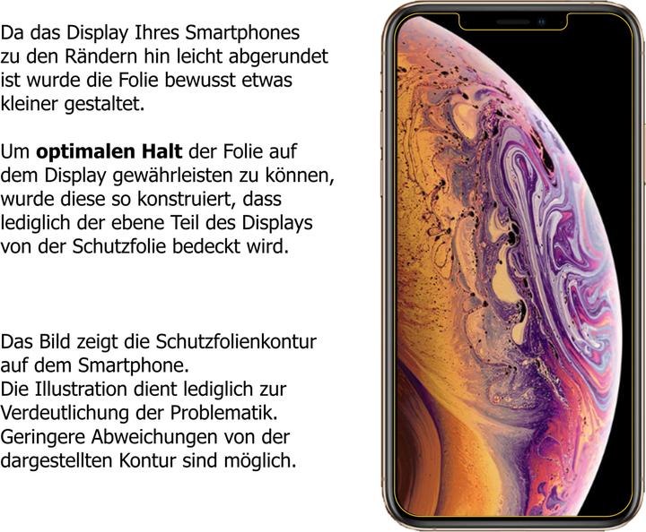 Produktbild Dipos Displayschutzfolie Crystalclear (2 Stück, Apple iPhone XS)