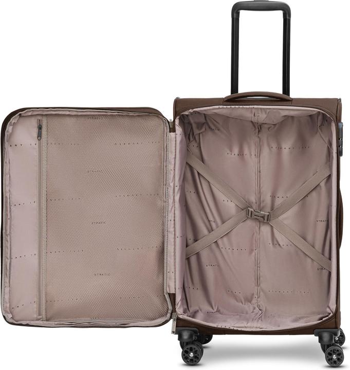 Immagine prodotto Stratic taska 4-Rollen Trolley M 65 cm mit Dehnfalte (74 l, M (50 - 90l))