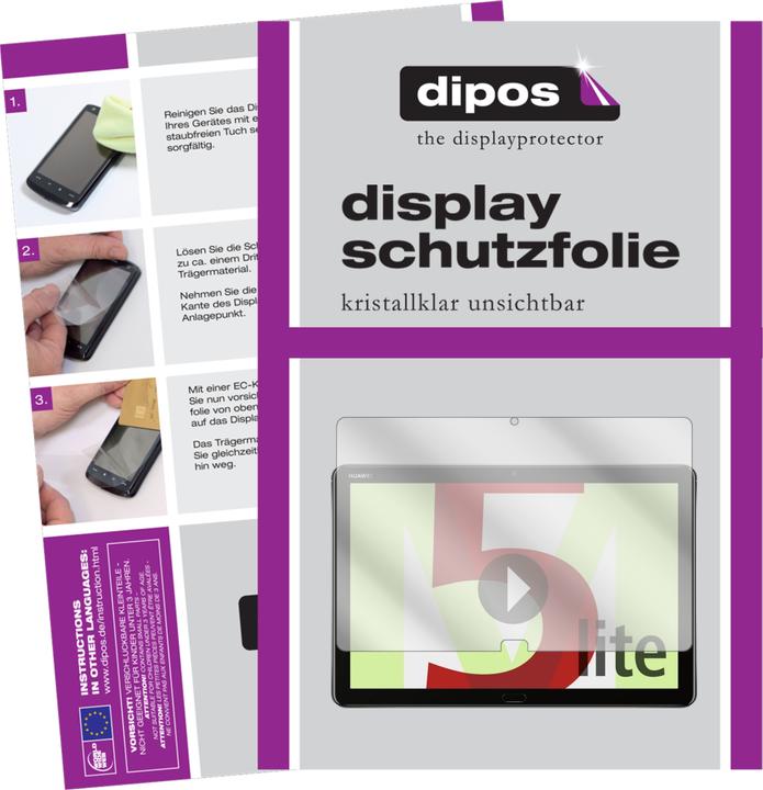 Produktbild Dipos Displayschutzfolie Crystalclear (2 Stück, Huawei MediaPad M5 Lite)