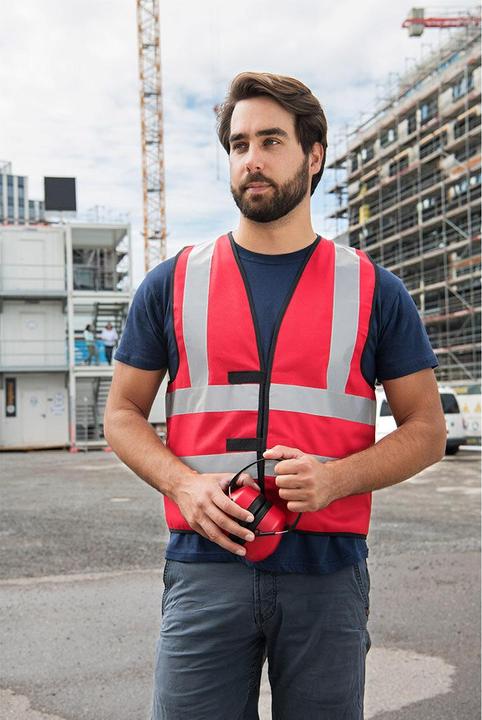 Actual product image Korntex Functional waistcoat with 4 reflective stripes (L)