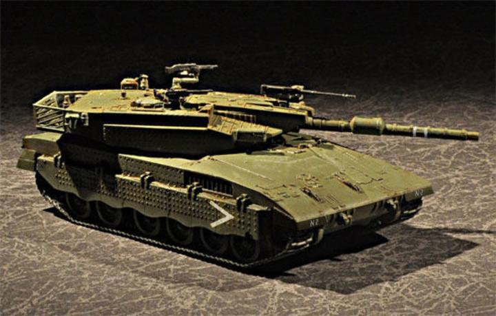 Actual product image Trumpeter Israel Merkava Mk.III Baz MBT