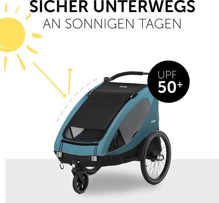 Actual product image Hauck Bike Trailer Sunshade Black