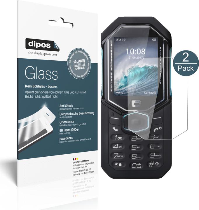 Image du produit Dipos Film de Protection d’écran Anti-Shock (2 pièce(s), Crosscall Shark-X3)