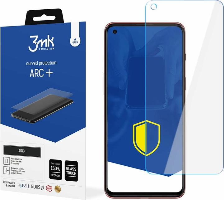 Actual product image 3MK Folia ochronna ARC+ OnePlus Nord 2 5G (1 Piece, OnePlus Nord 2 5G)