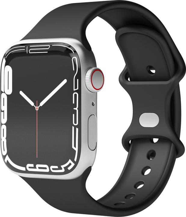 Immagine prodotto Vonmählen Custodia in silicone Loop 2 Band One Black 42/44/45/49mm (42 mm, 44 mm, 45 mm, 49 mm, Silicone, Acciaio inossidabile, Apple Watch Ultra, Apple Watch Series 1, Apple Watch Series 2, Apple Watch Series 3, Apple Watch Serie 4, Apple Watch Serie 5, Apple Watch Serie 6, Apple Watch Series 7, Apple Watch Series 8, Apple Watch Series 9, Apple Watch SE)