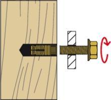 Actual product image Fischer Brass dowel PA 4 M8/25 K (4) (4 pcs.)