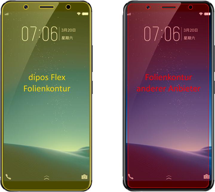 Image du produit Dipos Film de Protection d’écran Full-Cover 3D (3 pièce(s), Vivo X20 Plus)