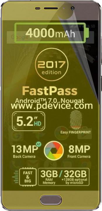 Produktbild Dipos Displayschutzfolie Full-Cover 3D (3 Stück, Allview P9 Energy Lite)