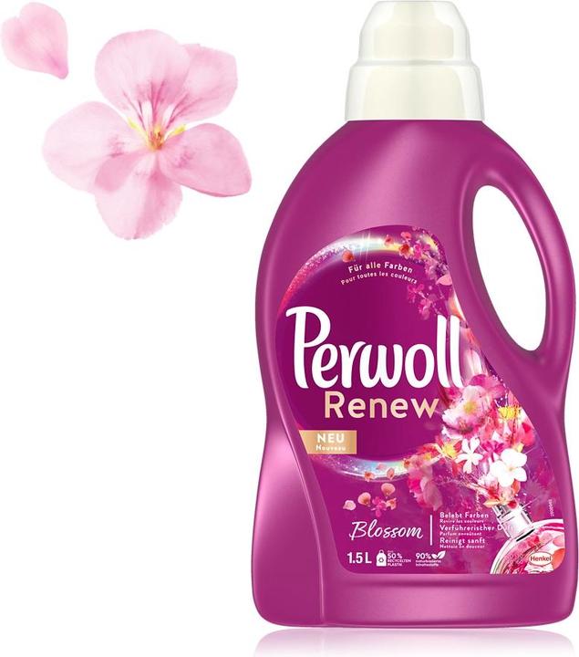 Productafbeelding Perwoll Renew Vloeibare Kleur Blossom Rush 27 WL (27 Wascycli, Fles)