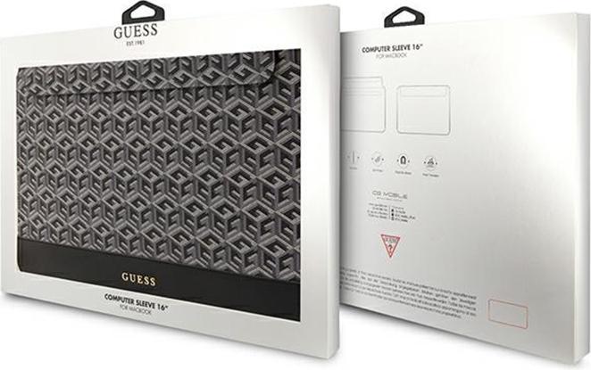 Image du produit Guess PU G Cube Housse d'ordinateur 16" noir (16")