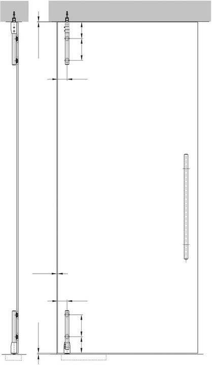 Actual product image Dormakaba Hinged door fittings MANET COMPACT