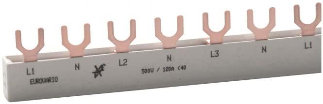 Immagine prodotto Doepke Barra di fase EV-S G 3.1+N.12.120 ** FI/LS 10qmm forcella 4 poli 12TE 120A