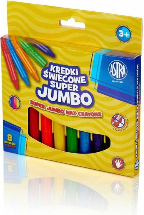 Astra SUPER Jumbo waxes 8 pieces (Multicoloured, 8 x)