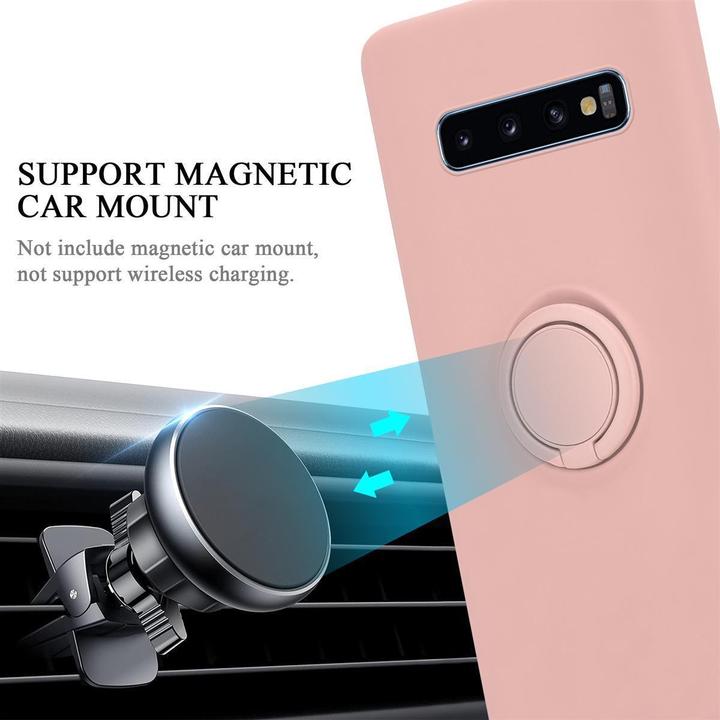 Productafbeelding Cadorabo TPU Vloeibare Ring Silicone Hoesje (Samsung Galaxy S10+)