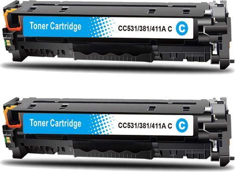 Actual product image Hermex Compatible toner for HP Color LaserJet CM2320nf MFP (C)