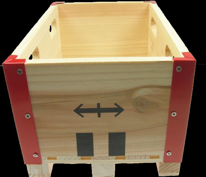 Actual product image Mayer - the gift factory Euro Pallet Frame" gift box, small (length 25cm) (25 x 16.5 x 13.5 cm)