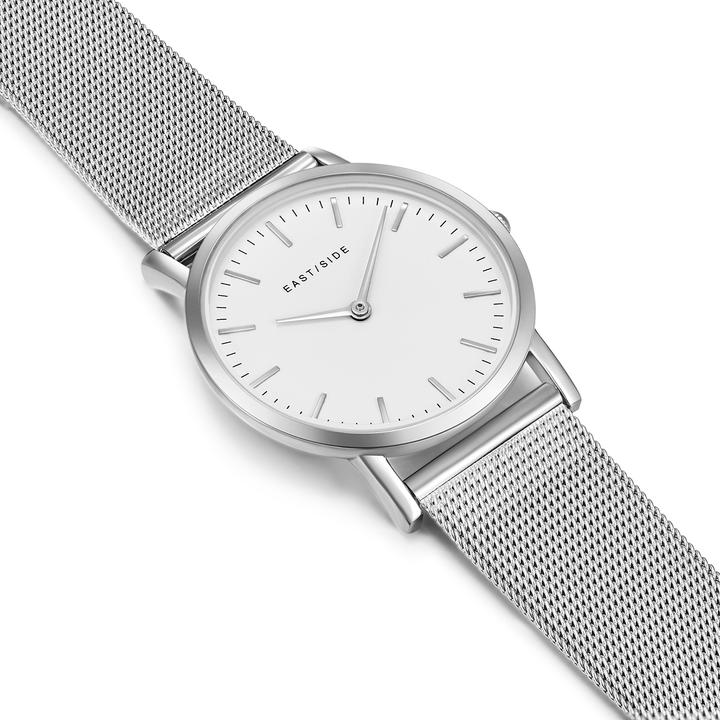 Immagine prodotto Eastside Orologio al quarzo da donna Cassina in acciaio inossidabile argento - 9736 (Orologio da polso analogico, 33 mm)
