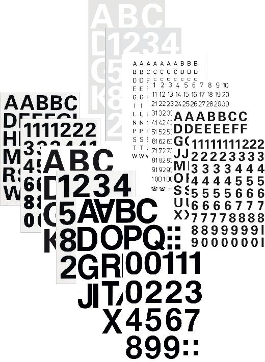 Produktbild HERMA Buchstaben Etiketten