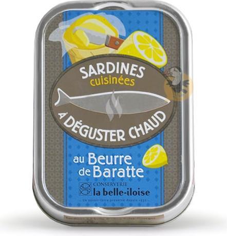Actual product image La Belle Iloise Sardines with barrel butter for frying (115 g)