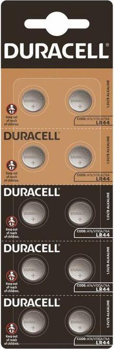 Duracell LR44 (10 pcs, LR44, 170 mAh)