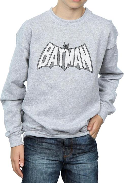 Image du produit - Sweat BATMAN RETRO CRACKLE LOGO - Garçon (116)