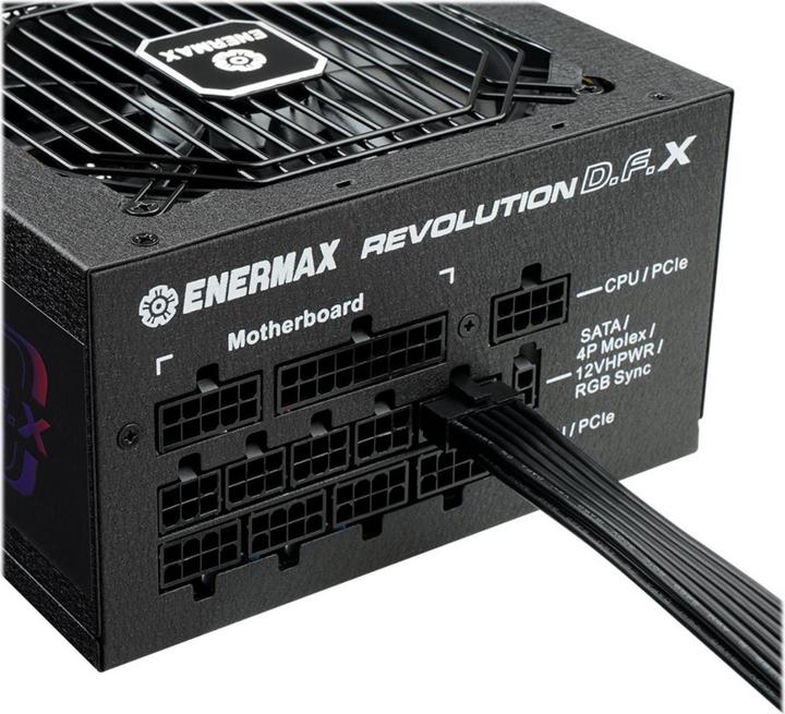 Image du produit Enermax Revolution D.F. X ARGB ATX3.0 PCI-e 5.0 Gaming PC Power Supply 1200W 80Plus Gold full modular 2X (1200 W)