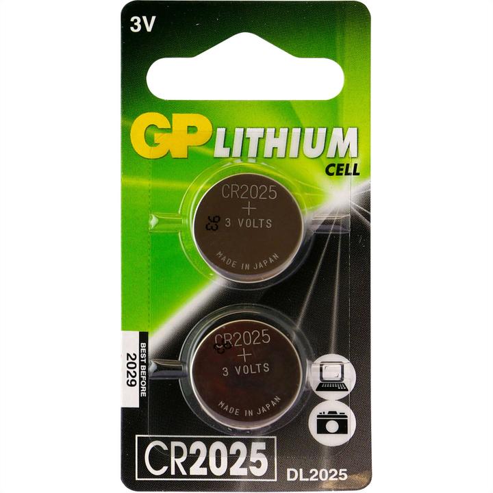 Immagine prodotto GP Batteries Batteria a bottone (2 pz., CR2025, 165 mAh)