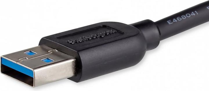 Produktbild StarTech 15cm schlankes SuperSpeed USB 3.0 A auf Micro B Kabel - St/St - USB 3.0 Anschlusskabel - Schwarz (0.15 m, USB 3.2 Gen 1)