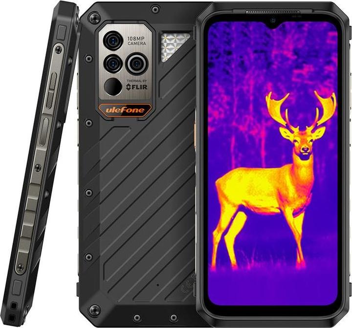 Image du produit Ulefone Power Armor 18T Ultra (512 Go, Noir, 6.57", Double SIM, 108 Mpx, 5G)