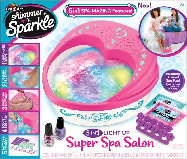 Produktbild Cra-z-art SHIMMER N SPARKLE - 5 IN 1 LIGHT UP SPA SALON (65628)
