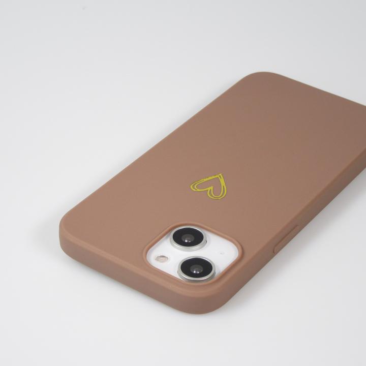 Image du produit PhoneLook Coque Silicone mat dessin coeur doré (Apple iPhone 15 Pro Max)