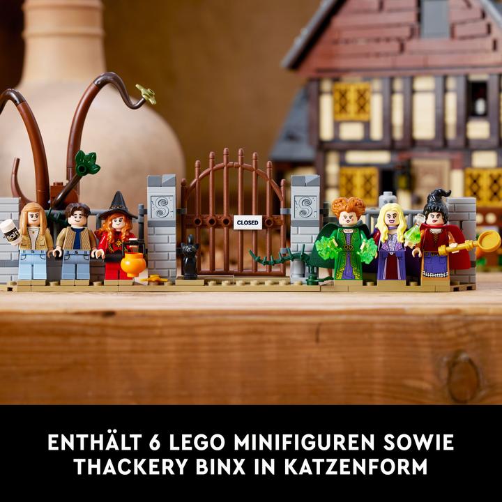 Actual product image LEGO Disney Hocus Pocus: The Sanderson Sisters' Cottage (21341, LEGO Ideas, LEGO Rare Sets)