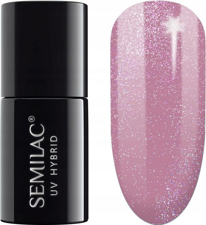 Semilac Hybrid lacquer Shimmer Dust Pink 319 universal