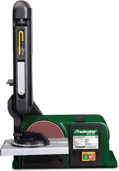 Immagine prodotto Magni Levigatrice a nastro e a disco Holzstar BTS151 (per legno dolce/legno duro, corpo macchina compatto) (Smerigliatrice, 370 W)