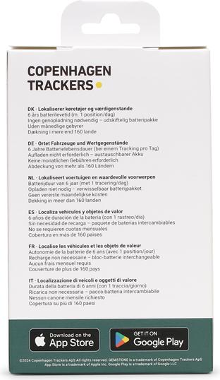 Produktbild Copenhagen Trackers Gemstone GPS tracker (Android, iOS)