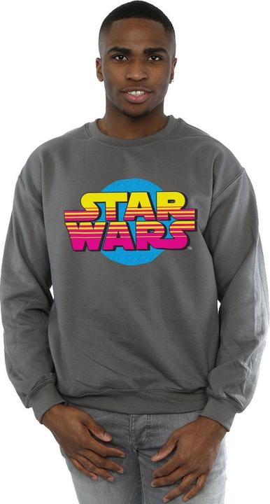 Actual product image Star Wars Mens Summer Fade Logo Sweatshirt (L)