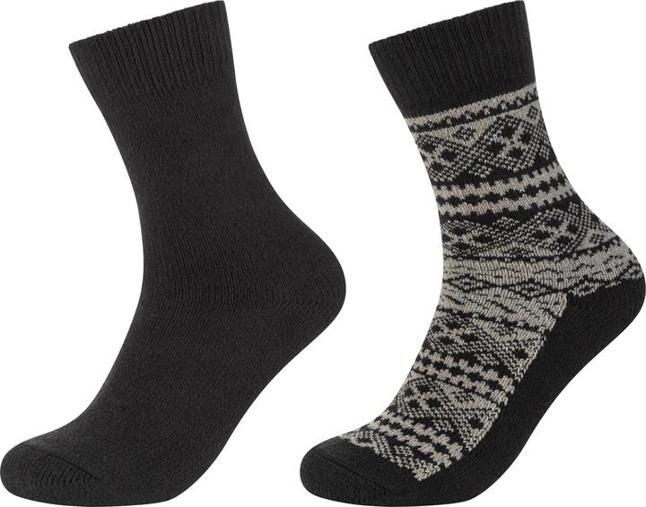 Actual product image Camano Cosy jacquard cuddly socks (pack of 2, 39 - 42)