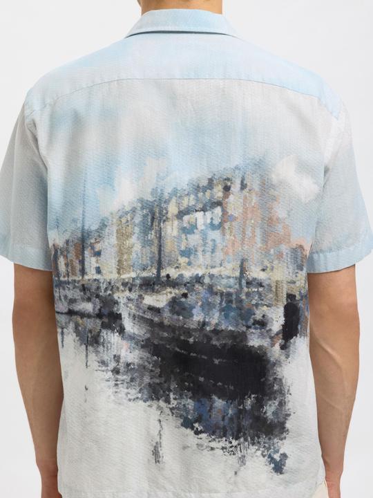 Produktbild Selected Homme Print Kurzarmhemd (S)