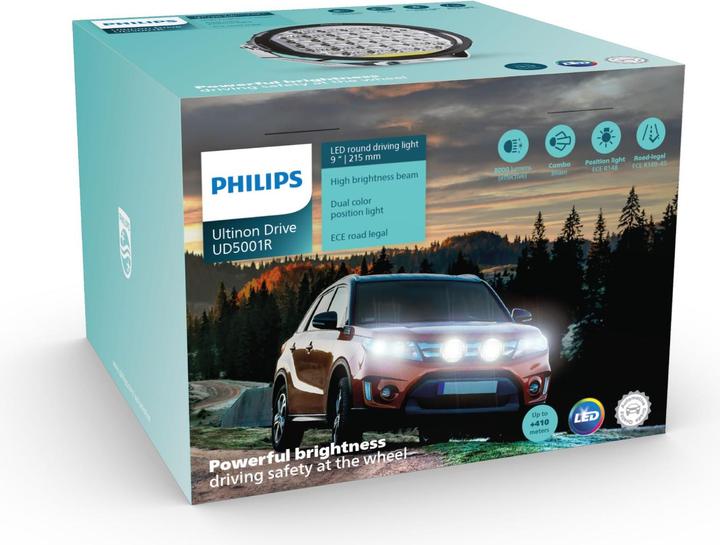 Produktbild Philips Ultinon Drive 5100 LUMUD5001RX1 9 Zoll LED-Fahrzeuglampe rund