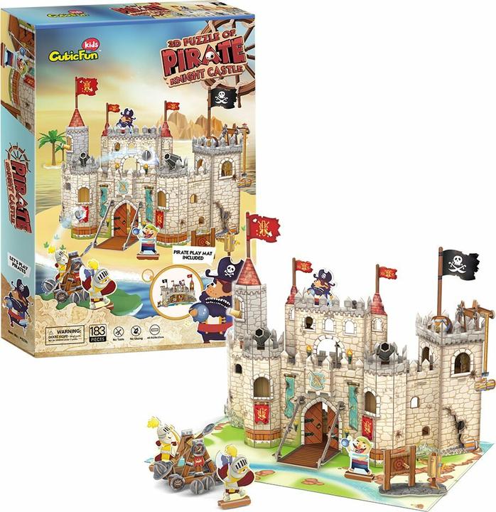 Produktbild Cubicfun CUBIC FUN 3D Puzzle "Piratenburg" (183 Teile)