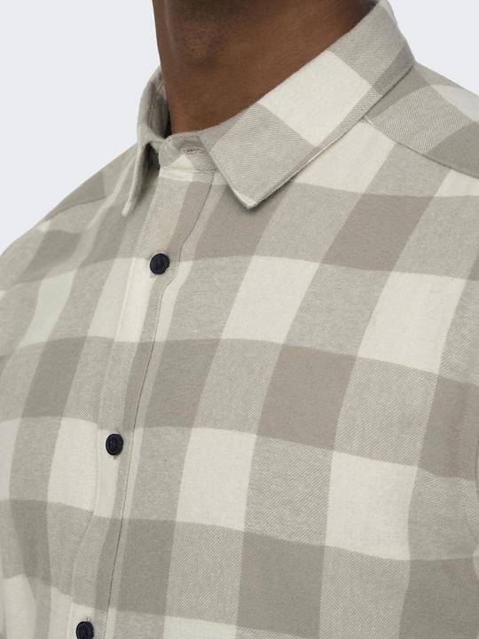 Actual product image Only & Sons Checked long sleeve shirt (L)